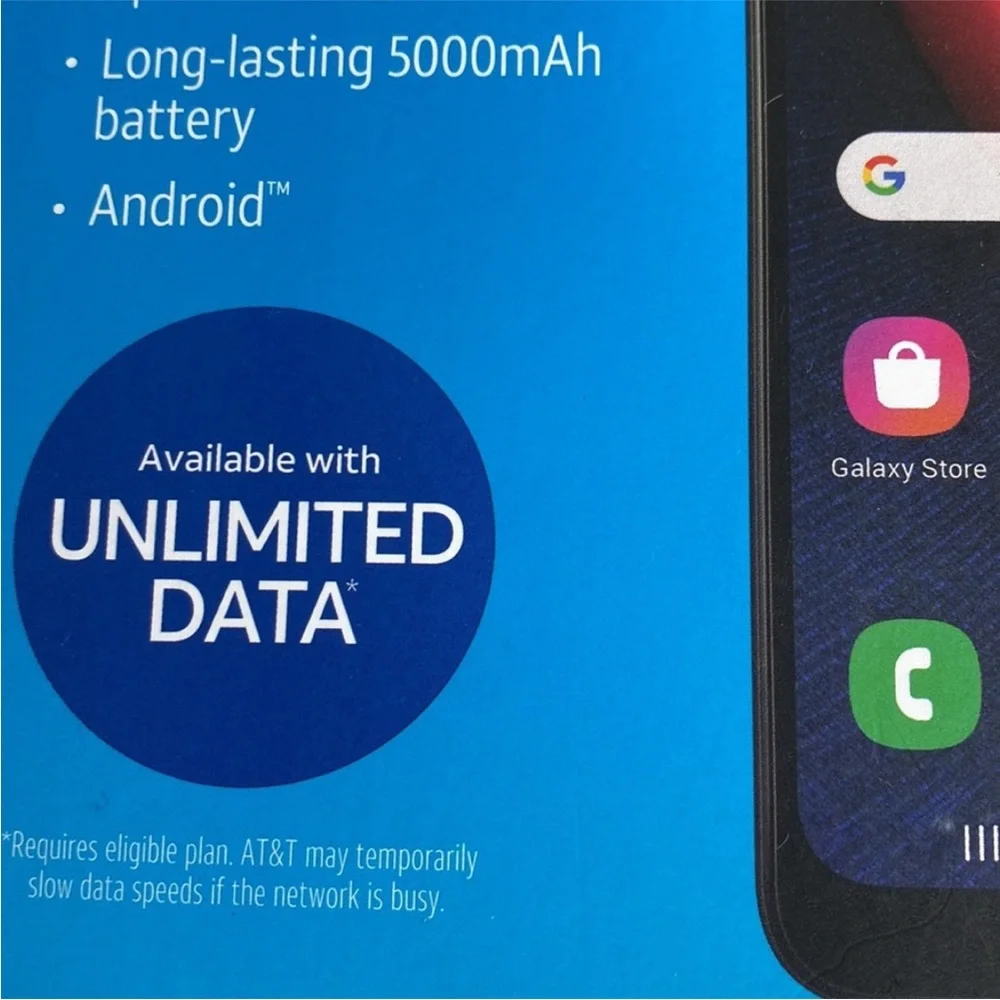Samsung Galaxy A02s Black - Prepaid Smartphone